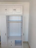 奥尚斯莱 衣柜 现代简约卧室家具木质带转角边柜组合大衣橱白色衣柜 衣柜+顶柜 三门衣柜  （主柜长1.2米） 实拍图