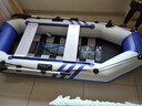 荷鲁斯橡皮艇加厚硬底钓鱼船2/3/4/5人充气船冲锋舟气垫船硬底皮划艇 2.6米木条底加厚船/万向划桨/移动坐板 实拍图