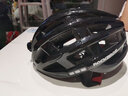 洛克兄弟（ROCKBROS） 骑行头盔车灯充电发光防虫网山地公路自行车头盔男女骑行装备 宝石黑ZN1001 实拍图