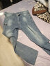 豫瑶【 两件装】春秋季牛仔裤男新款弹力修身小脚韩版百搭休闲男裤 2122灰色+8913灰色 36 【（2尺8）体重165-175斤】 实拍图