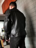 PERCOOL 真皮皮衣男头层牛皮夹克秋冬帅气摩托车机车服立领皮外套骑行服 黑色净版（布马甲） 5XL号（195斤-220斤） 晒单实拍图