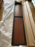 艺婷 长方形跨床桌可移动多功能双人床桌长条桌台式电脑懒人书桌桌子 柚木面+黑架 200*40*80（适合1.8米床） 晒单实拍图