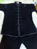 扬武源（YANGWUYUAN）加厚金丝绒太极服秋冬季练功服男女士武术服新款中国风太极拳服装 藏青色【男女同款】 L 身高160-163体重120-140斤 实拍图