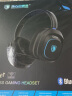 赛德斯（SADES）无线蓝牙耳机头戴式 电竞游戏音乐运动耳麦降噪麦克风立体音效 手机电脑通用SA203黑蓝 实拍图