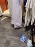 HKML男女护士裤工作裤白色工作裤四季松紧腰白大褂医护士服医护服工装 全松紧白色护士裤(四季款） XXL 实拍图