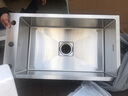 曼巴顿（MABATON） 6543C水槽4MM加厚304不锈钢手工水槽套餐台下大单槽 台控-配110龙头 750x430x220mm 实拍图