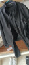 吉普（JEEP） 卫衣套装男秋冬季中青年开衫休闲运动套装男时尚大码男士加绒加厚休闲裤卫裤立领跑步服 黑色束脚常规款（不加绒） XL（120-135斤） 晒单实拍图