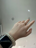Colaivkloia情侣戒指男女对戒一对满天星素圈婚戒尾戒情人节生日礼物送男女友 JZ0301满天星（玫瑰金） 美号5号 实拍图