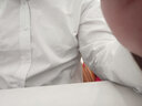 宾牧鸟商务胖子衬衫男宽松特大码长袖白衬衣加肥加大号休闲免烫职业工装 白色 XL 42适合160-170斤 实拍图