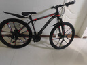 飞鸽山地自行车成年人男女变速轻便双碟刹学生青少年越野赛车山地车 黑红色 十刀轮 适合175-195cm 27.5英寸 27速顶配升级 实拍图
