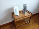 艾品可移动长头边柜角几小茶几收纳置物架客厅边几桌电话架茶叶架茶水柜床头小桌子家用小户型 茶色二层带抽屉边几推车 实拍图