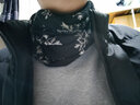 FREESCOPE两条】秋冬户外保暖围脖男女脖套护颈围巾套头运动骑行双层堆堆帽 涂鸦多色（柔软款） 实拍图