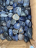 苏茂 雨花石原石天然石头花盆天然鱼缸彩石头彩色小石子 蓝色小玛瑙(1斤) 实拍图