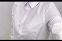 高绅风度长袖衬衫女士衬衣正装商务修身职业工装免烫衬衣女白色工作服 长袖方领纯白色【到货快】 38 /XL码 实拍图