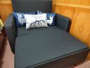 欧荷家具 沙发床 可储物折叠沙发床小户型两用布艺沙发多功能北欧 1.2米三面乳胶豪华储物款 实拍图