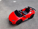 【正版授权】兰博基尼儿童电动车四轮遥控宝宝电动汽车小孩子玩具车可坐人星辰皓 红色四驱+摇摆+蓝牙遥控+手机蓝牙+皮座+锂电瓶 实拍图