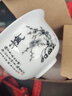 祥业梅兰竹菊三才碗盖碗家用功夫茶具套装礼盒装泡茶碗敬茶壶公司送礼 梅盖碗 实拍图