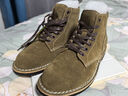马登工装男鞋M43大逃亡马丁靴英伦风中帮沙漠靴ins潮流反绒皮鞋子秋 棕色 41 (255mm) 实拍图