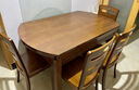 莱仕达京东居家优选实木餐桌椅组合伸缩折叠家用小户型饭桌子H06 1.38+4 实拍图