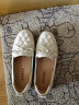 森达可可鞋乐福鞋女商场同款柔软牛皮平底真皮护士鞋4CF20CA2预售 米色 34 实拍图