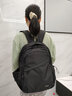 贝依美轻便双肩包女士新款时尚男运动登山包大容量徒步旅行背包旅游书包 黑色 小号 实拍图