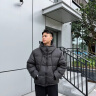 GXG男装 龚俊同款 零压多色鹅绒三防舒适保暖连帽羽绒服 2023年冬 黑色（非三防） 175/L 晒单实拍图