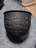 元兮复古建水紫陶茶杯主人杯单杯大号防烫纯手工紫砂功夫茶具品茗杯盏 百福杯 （原矿紫陶） 实拍图