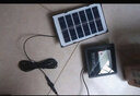 视爵太阳能灯室外投光灯家用户外led节能照明高亮大功率遥控路灯 55W+5米延长线+照亮60平米 白光 实拍图