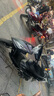 杰帆（JF）鬼火三代踏板摩托车125CC战速踏板车燃油助休闲山地沙滩车场地车 磨砂黑 标准款 实拍图
