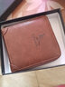 斌利袋鼠男士钱包短款防盗刷软皮拉链钱夹男复古质感时尚多功能驾驶证卡包 深咖色W98 实拍图