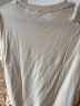 迷你巴拉【mini亲子】男童女童儿童短袖T恤成人一家三口宽松柔软 【A款亲子款】奶白10501 175cm 晒单实拍图