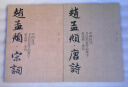 【2册】赵孟頫集字宋词+唐诗 中国历代书法名家作品集字赵孟俯行书 江锦世繁简对照毛笔临帖集字古诗词行书楷书行草书 晒单实拍图