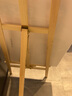 印咖 木质海报架KT板展架广告牌展示牌订婚结婚立式落地式三角挂画架 三脚 木质海报架 高150cm 原木色 不含板   实拍图