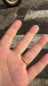 周六福（ZLF）  黄金戒指男女款足金999简约沙面素戒至简 计价 10号 - 1.57g 实拍图