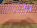 雷蛇 Razer 黑寡妇V3 机械键盘 游戏键盘 104键 RGB背光 游戏电竞 粉晶 绿轴 带腕托 晒单实拍图