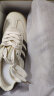 西遇德训鞋女2024新款春季学院风美式黑白运动休闲小白鞋厚底板鞋 米白+棕色 (预售5月1-10日） 38 晒单实拍图