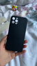 品胜 适用苹果12pro手机壳iphone12p柔性液态保护套全包防摔12pro软壳直边手机壳 黑色 实拍图