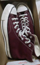 匡威（Converse）官方 1970S男女帆布鞋美拉德酒红色紫色A01448C A01448C 酒红色 44 实拍图