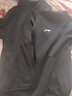 李宁（LI-NING）外套男女同款连帽卫衣春秋季新款情侣款上衣休闲针织开衫运动外套 标准黑(立领-口袋无拉链） XL 实拍图