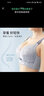 都市丽人文胸薄款乳胶内衣无钢圈超薄透气蕾丝女士大胸显小2B13A3 实拍图