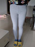 俞兆林打底裤女美腿紧身裤薄款显瘦九分裤超弹舒适日系百搭外穿女式打底裤均码 打底裤 浅灰1 均码 实拍图