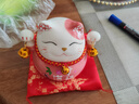 吉善缘创意招财猫存钱罐摆件店铺开业家居装饰陶瓷工艺礼品实用生日礼物 幸福满满 实拍图