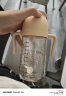小土豆（potato）儿童吸管杯PPSU带吸管重力球大宝宝饮水杯 300ml 咖黄色 实拍图