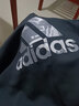 阿迪达斯（adidas）男装 25夏季新款运动服跑步舒适休闲时尚长袖卫衣套头衫 大LOGO/单层透气/黑红色 M 码 实拍图
