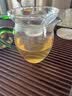 孟宽 茶漏过滤器分隔漏斗耐热玻璃茶滤网功夫茶具配件泡茶器 绿彩叶 实拍图
