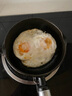 小幸福鑄鐵（KITCHEN LITTLE HAPPINESS KITCHEN）小幸福新款铸铁加深煎蛋锅泼油锅做蛋饺神器家用平底锅 15cm小油锅 单锅 15cm 实拍图