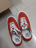 VISION STREET WEAR官方  FLAT TOP红柚色低帮翻毛皮帆布鞋滑板鞋男女鞋平底 西柚色 39 实拍图
