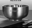德国博夫曼bauformat304不锈钢碗宝宝吃饭碗家用汤碗甜品儿童韩式深碗带盖碗 成人款13#碗 实拍图