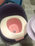 世纪宝贝（babyhood）儿童马桶 儿童坐便器婴儿宝宝小马桶 婴幼儿尿盆小便盆如厕神器 萌Q（PU款） 希瑟紫 实拍图
