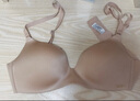 安莉芳光面无痕不空杯内衣女士小胸薄款无空系粉底液无钢圈文胸 肤色SKN 75B 实拍图
